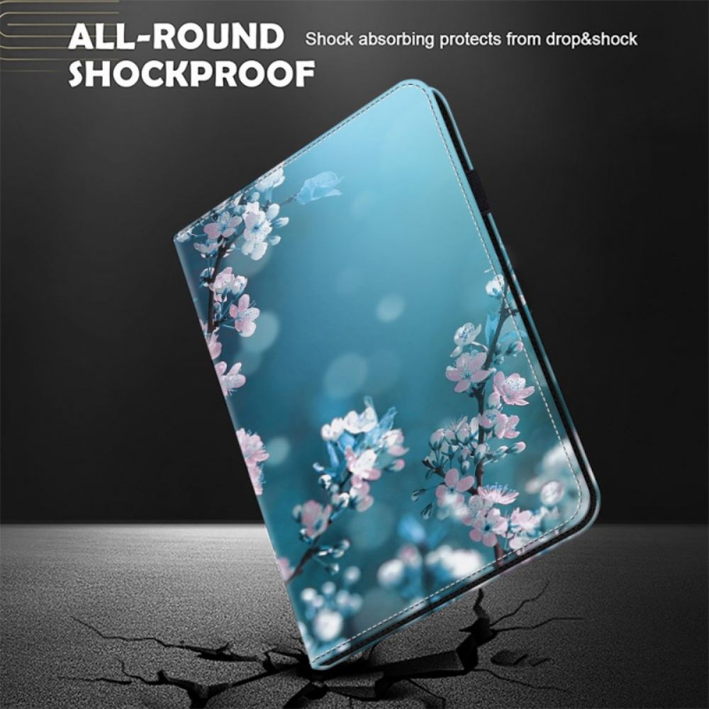 Pouzdro iPad Pro 13 (2024) Broskvové Květy