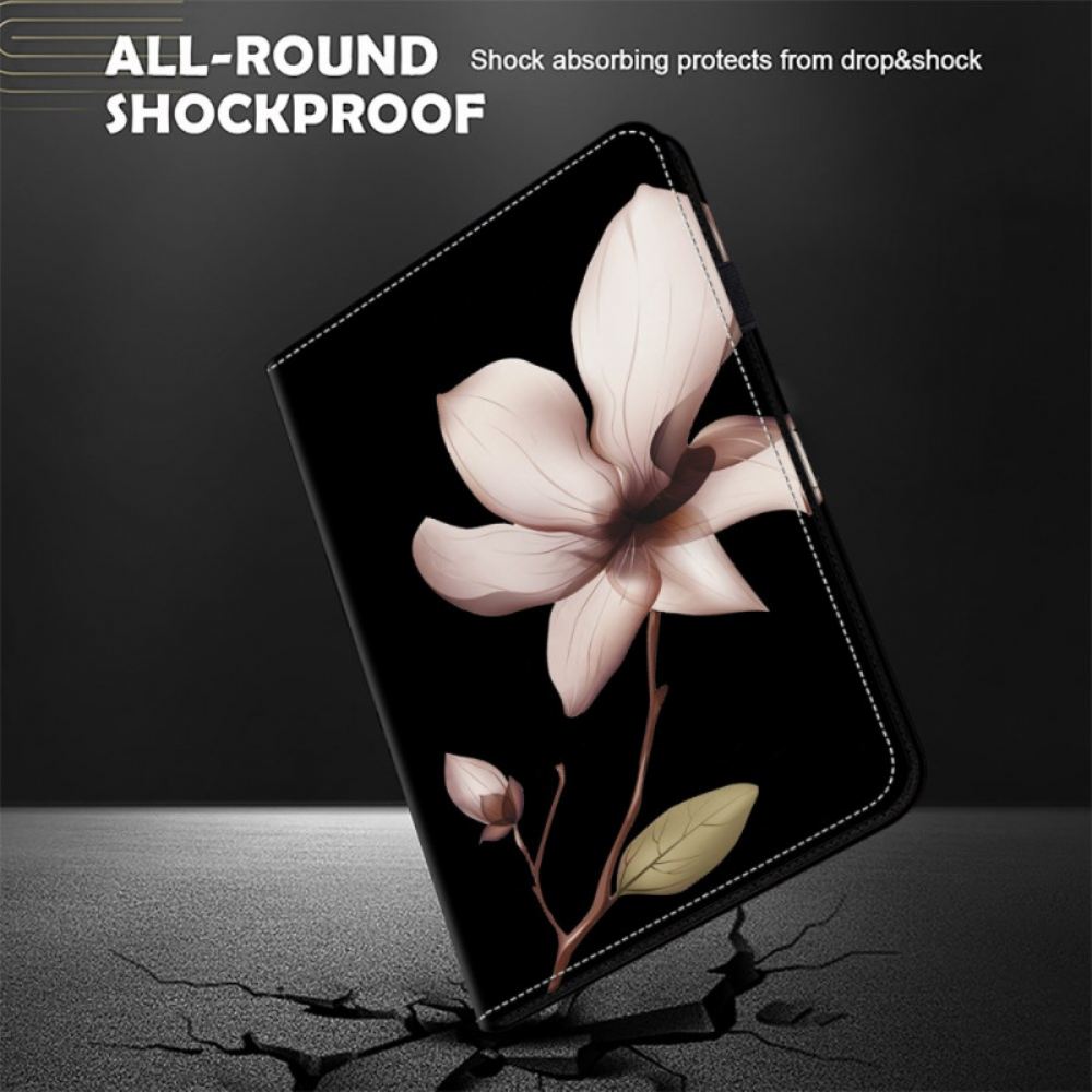 Pouzdro iPad Pro 13 (2024) Růžový Květ