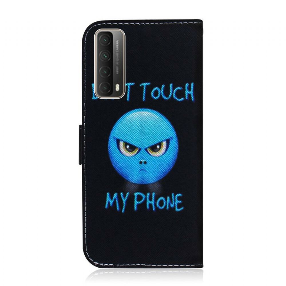 Flipové Pouzdro Na Huawei P Smart 2021 Emoji Telefon