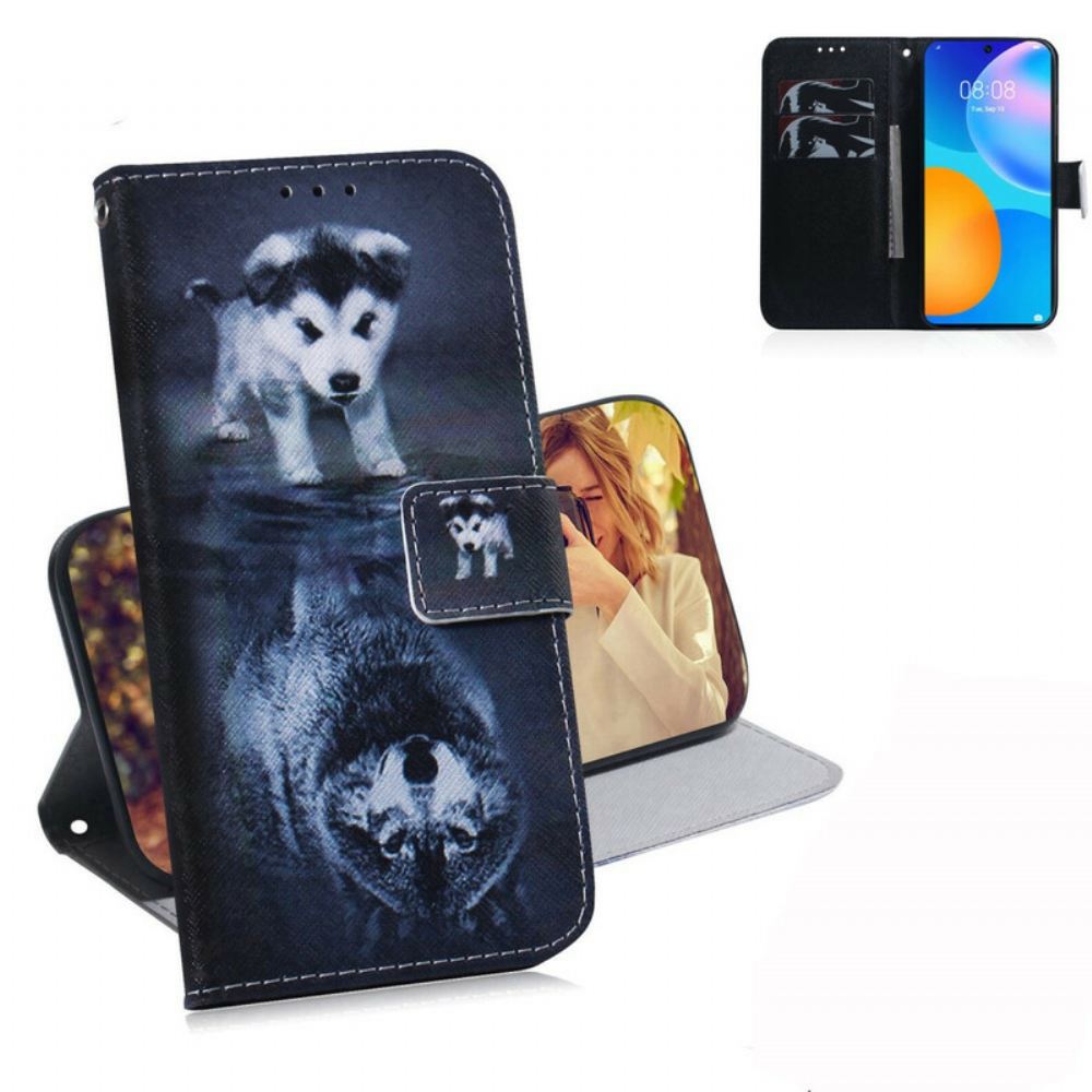 Flipové Pouzdro Na Huawei P Smart 2021 Ernesto Vlk