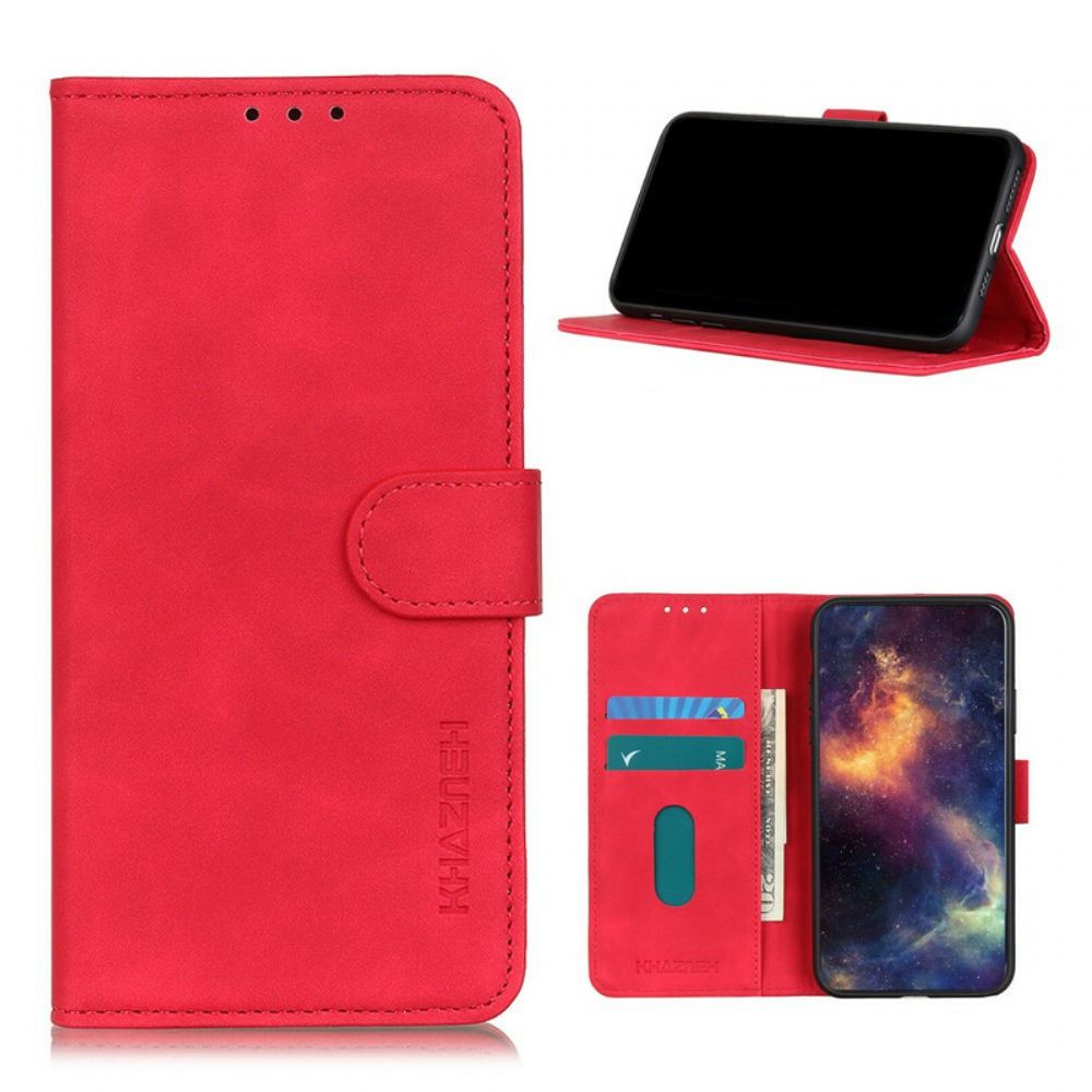 Flipové Pouzdro Na Huawei P Smart 2021 Khazneh Vintage Kožený Efekt
