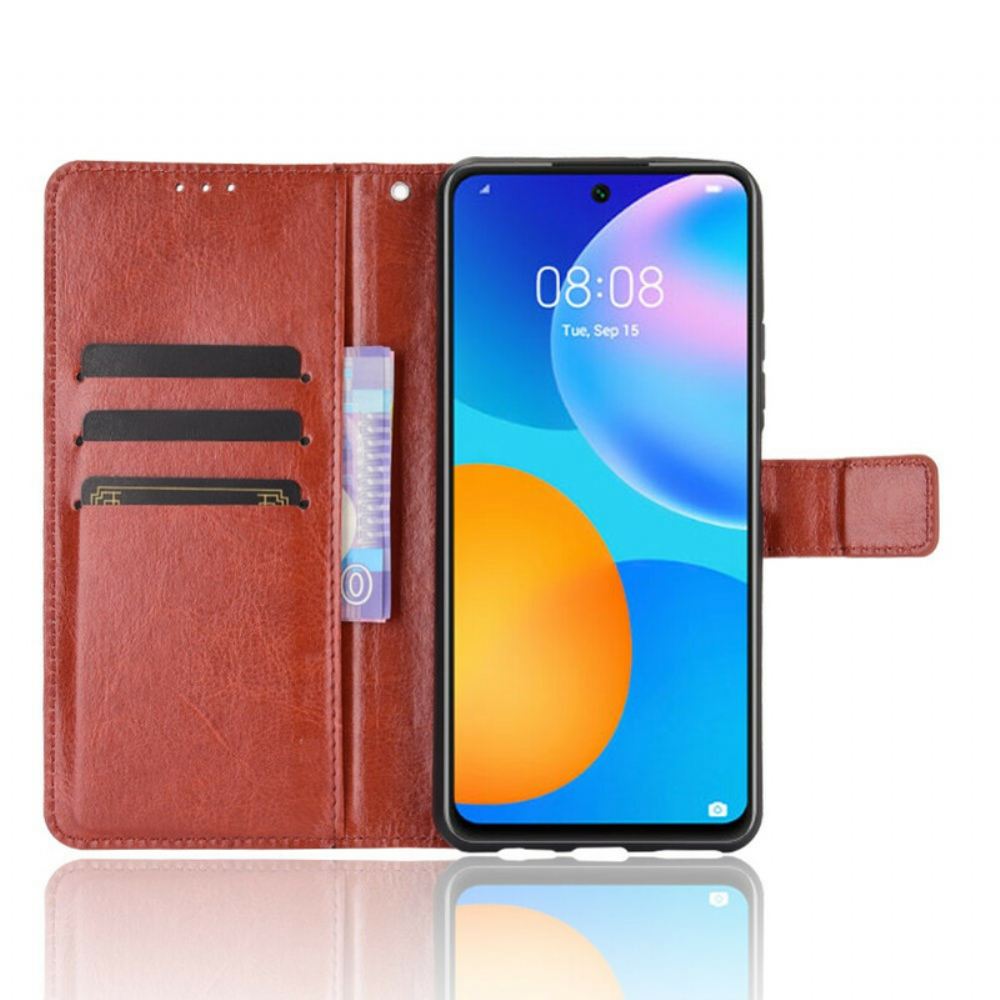 Flipové Pouzdro Na Huawei P Smart 2021 Okázalá Umělá Kůže
