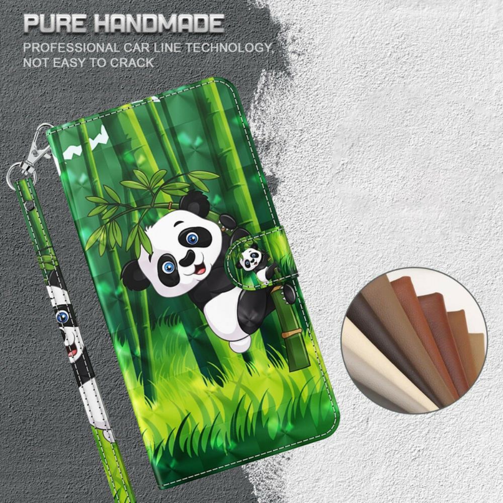 Flipové Pouzdro Na Huawei P Smart 2021 Panda A Bambus