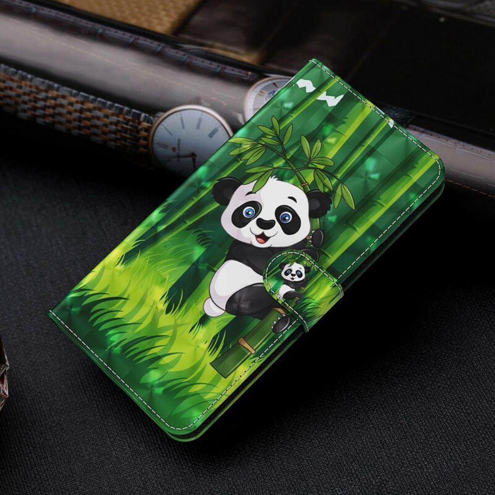 Flipové Pouzdro Na Huawei P Smart 2021 Panda A Bambus