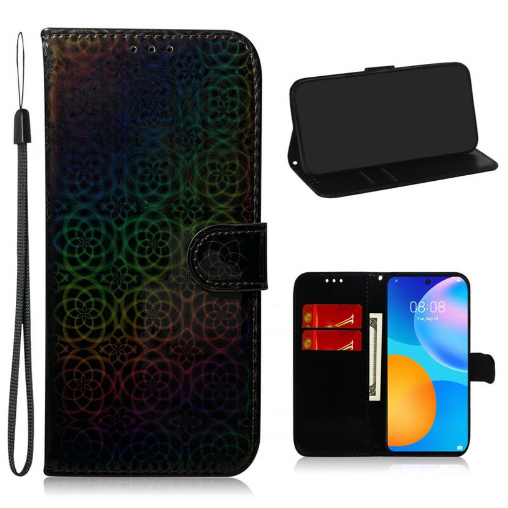 Flipové Pouzdro Na Huawei P Smart 2021 Čistá Barva