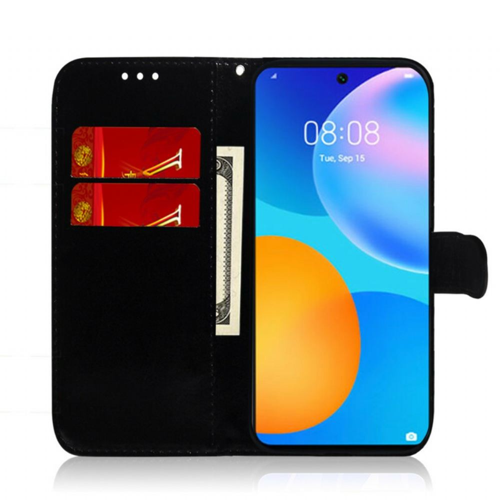 Flipové Pouzdro Na Huawei P Smart 2021 Čistá Barva