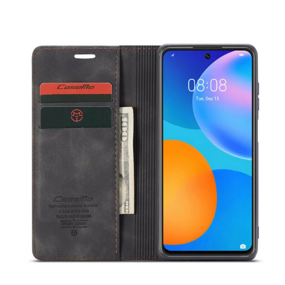 Kryty Na Mobil Na Huawei P Smart 2021 Flipové Pouzdro Caseme Umělá Kůže