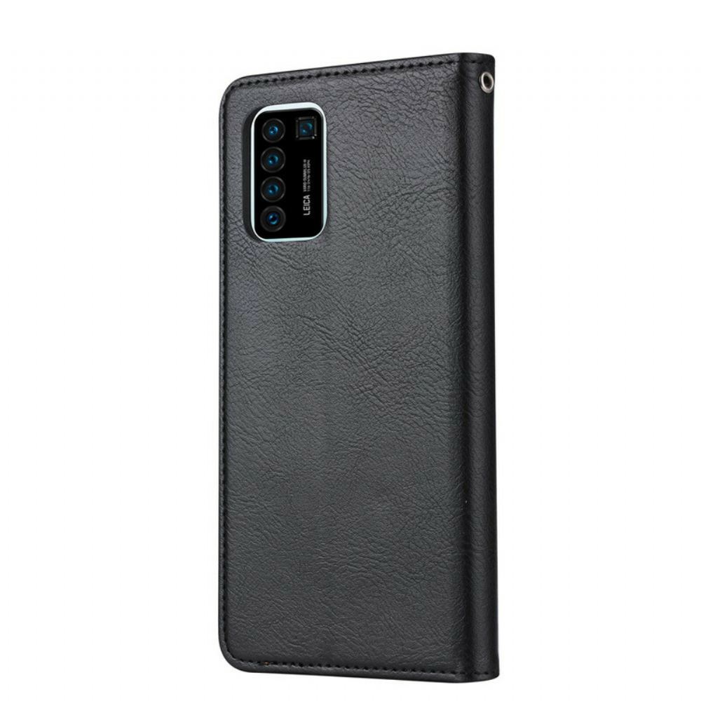 Kryty Na Mobil Na Huawei P Smart 2021 Flipové Pouzdro Držák Karet Z Umělé Kůže
