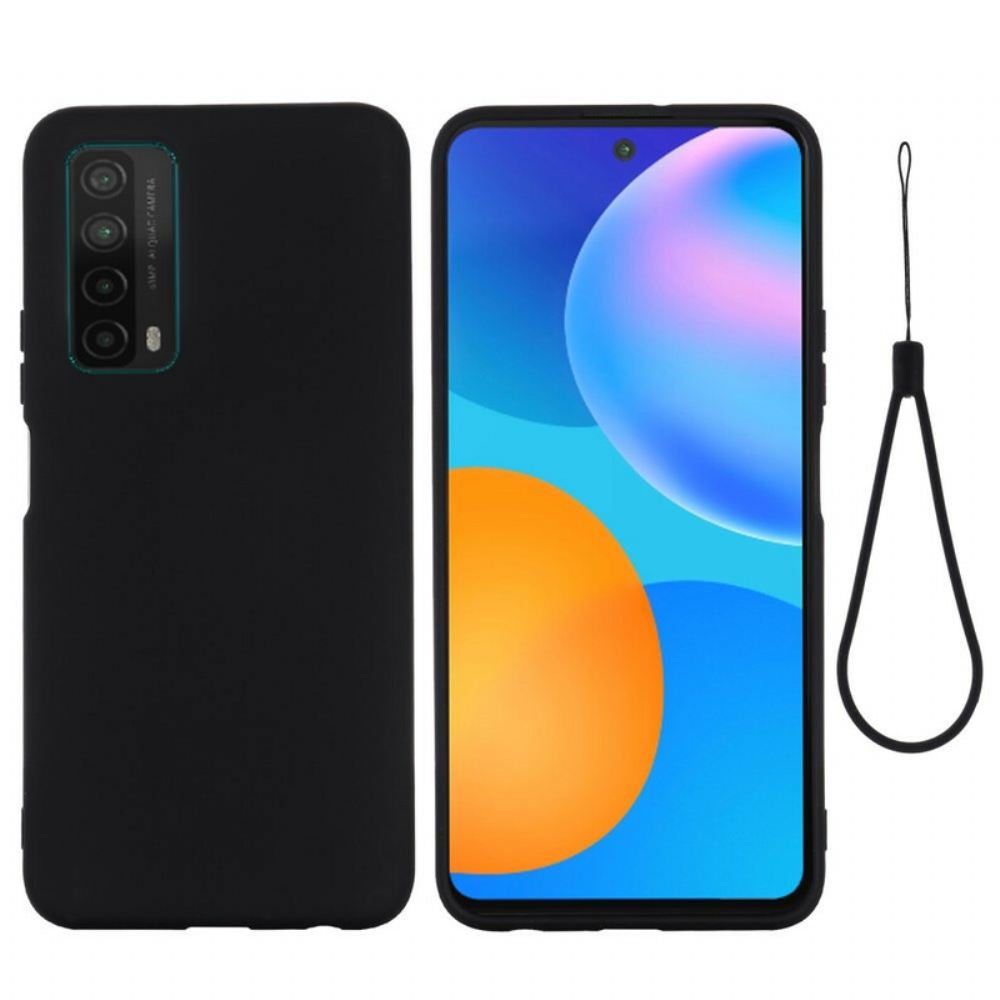 Kryty Na Mobil Na Huawei P Smart 2021 Tekutý Silikon Se Šňůrkou