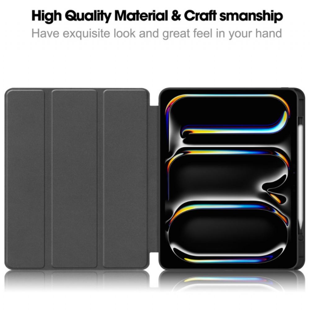 iPad Pro 13 (2025) Držák Stylusu Z Umělé Kůže