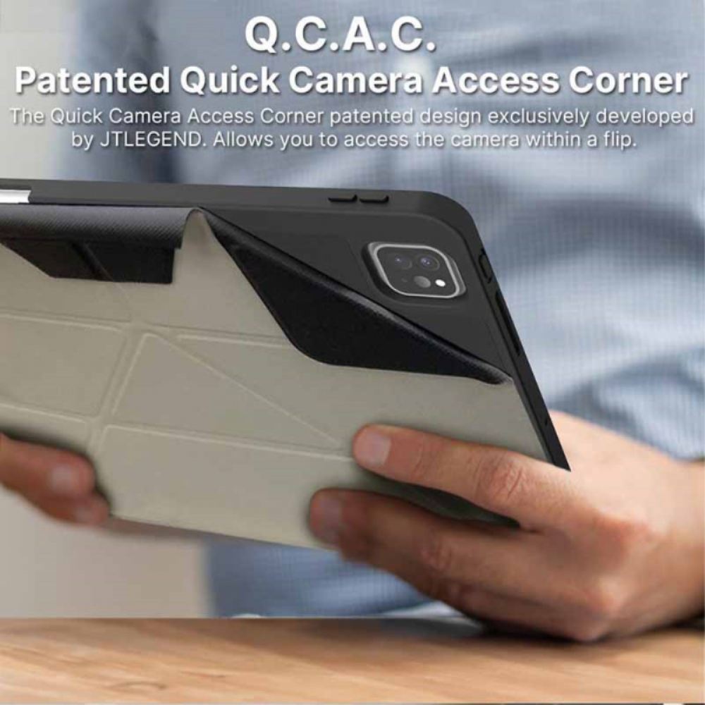 iPad Pro 13 (2025) Stojan Origami A Držák Stylusu Jtlegend