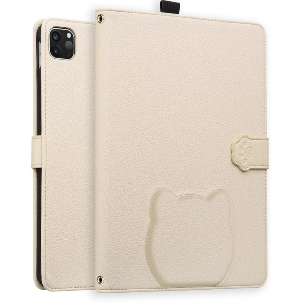 Kožený Kryt iPad Pro 13 (2025) Kočičí Hlava