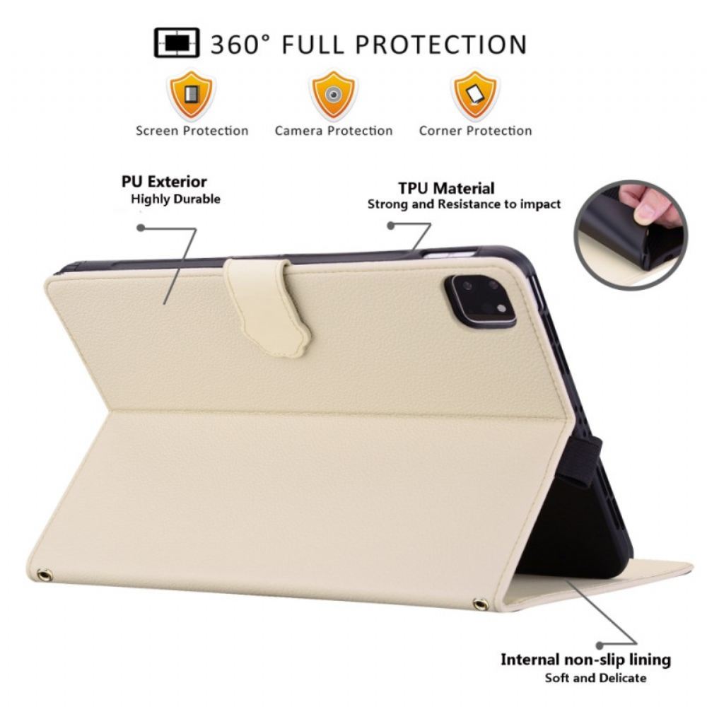 Kožený Kryt iPad Pro 13 (2025) Kočičí Hlava