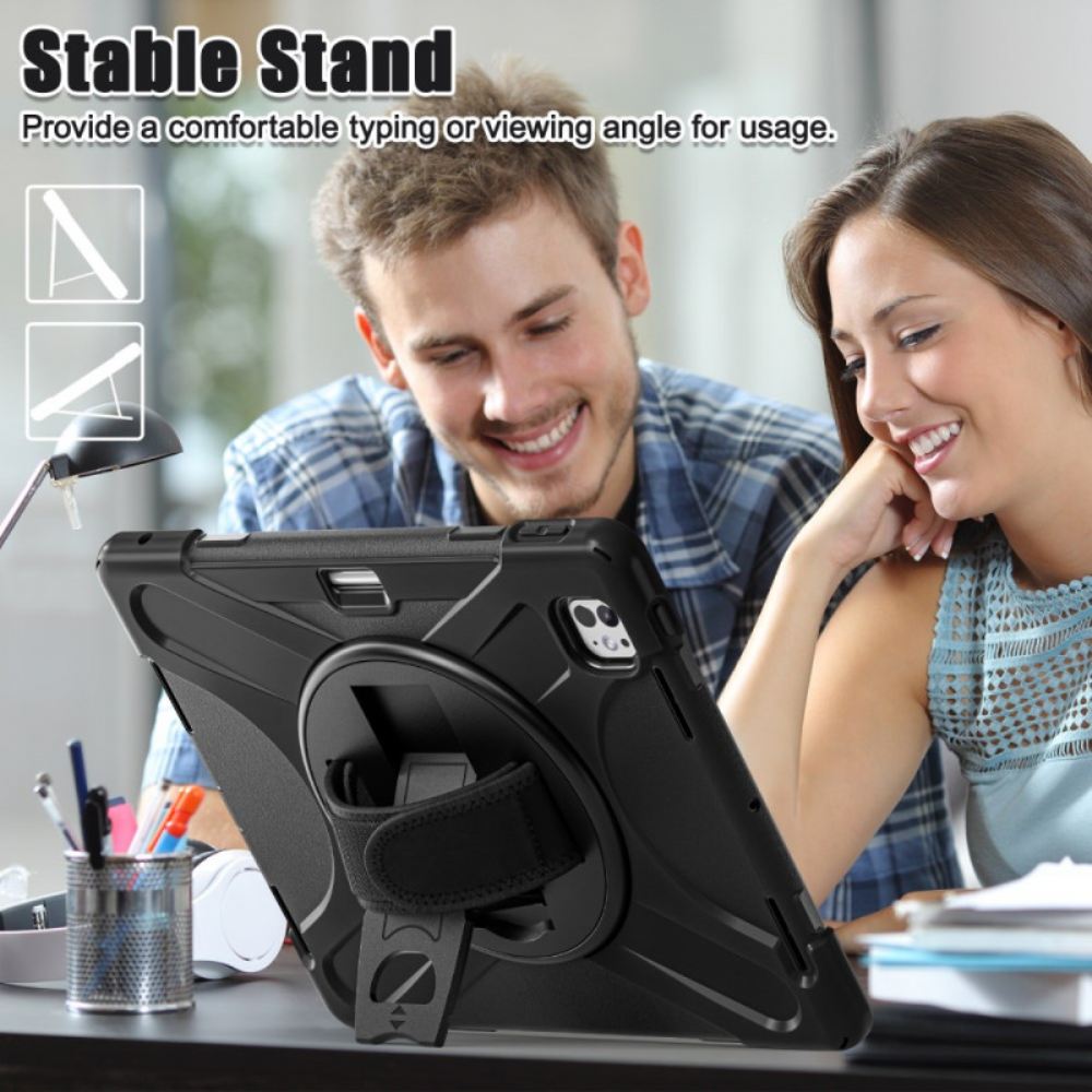 Kryt iPad Pro 13 (2025) Držák Na Stylus A Ramenní Popruh