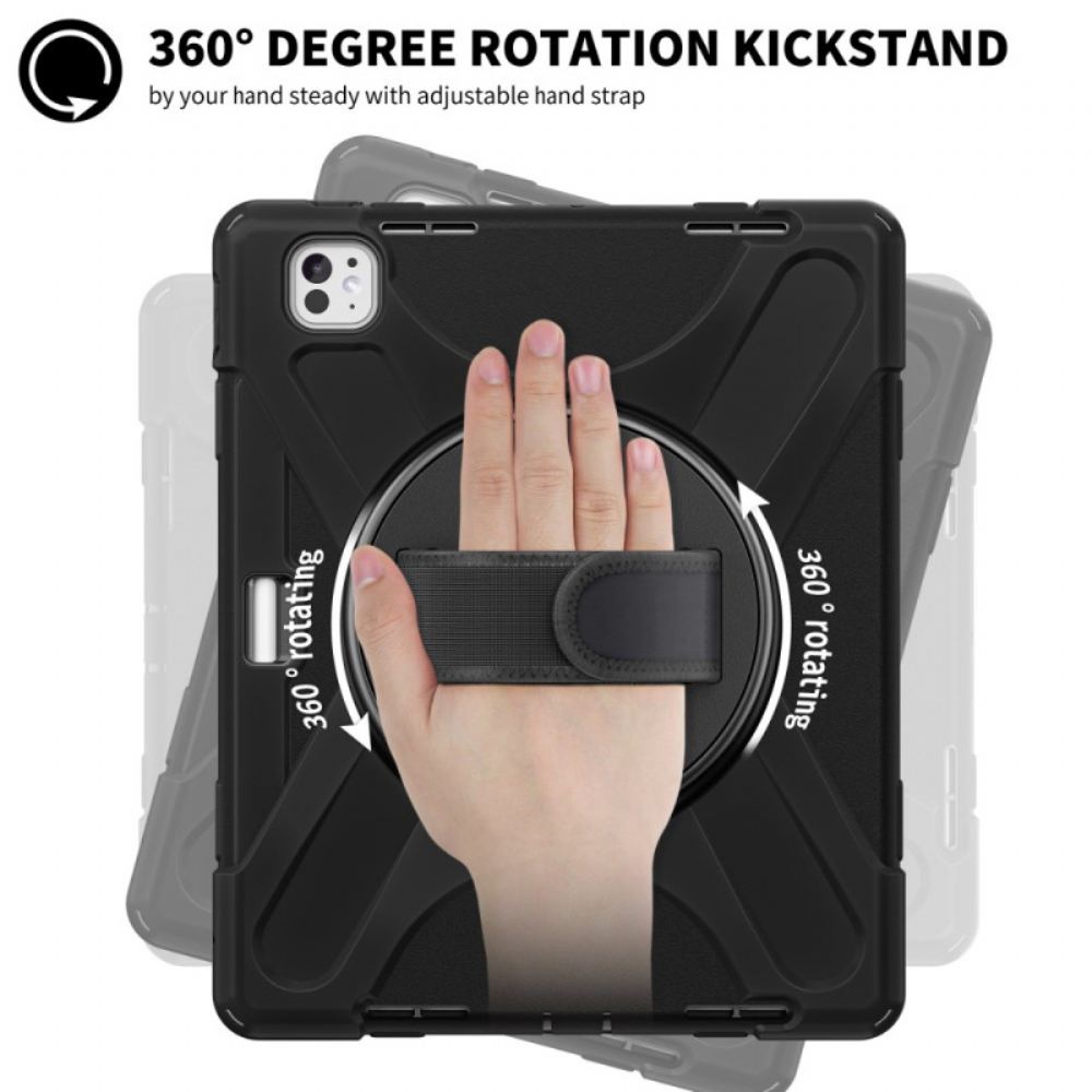 Kryt iPad Pro 13 (2025) Držák Na Stylus A Ramenní Popruh