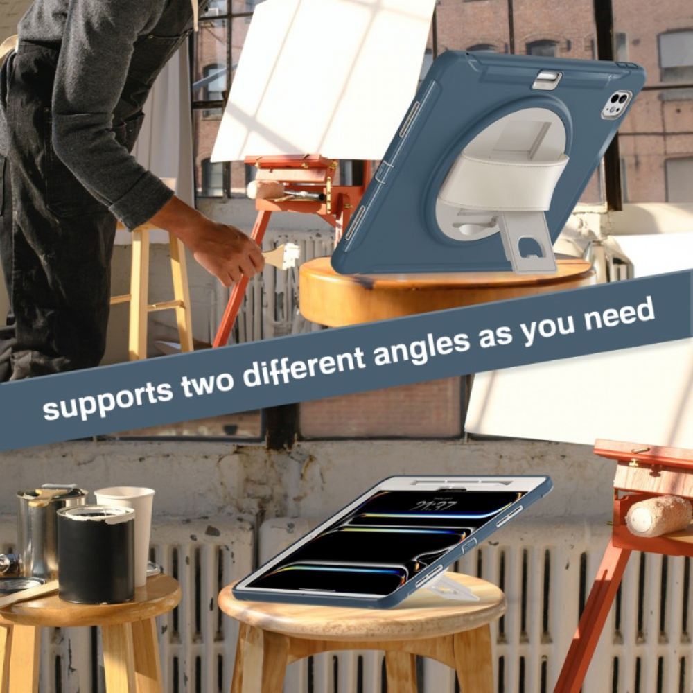 Kryt iPad Pro 13 (2025) Kryty Na Mobil Držák Na Stylus A Stojan