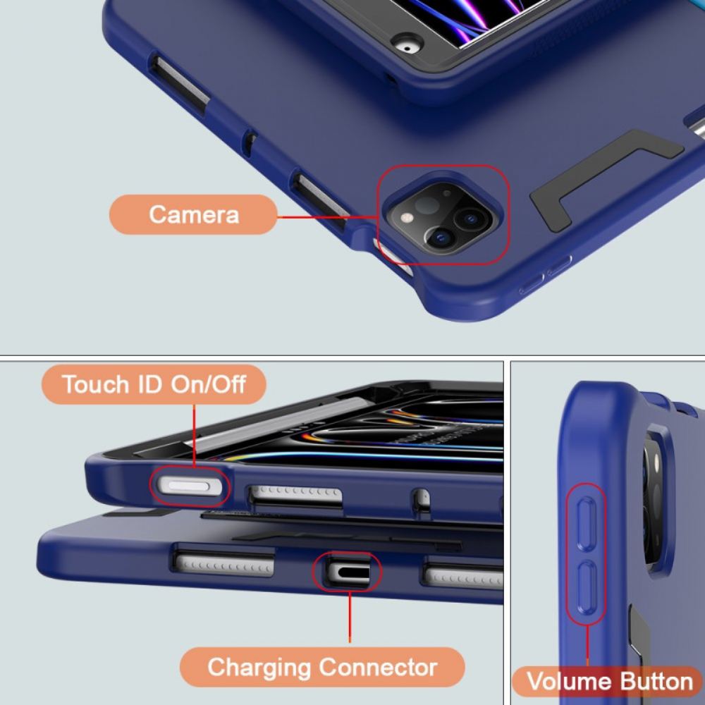 Kryt iPad Pro 13 (2025) Kryty Na Mobil Stojan A Držák Stylusu