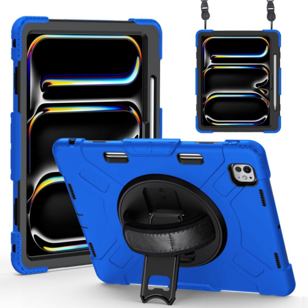 Kryt iPad Pro 13 (2025) Kryty Na Mobil Ultraodolný Stojánek A Ramenní Popruh