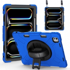 Kryt iPad Pro 13 (2025) Kryty Na Mobil Ultraodolný Stojánek A Ramenní Popruh