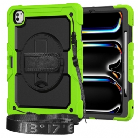 Kryt iPad Pro 13 (2025) Robustní S Ochranou Obrazovky A Ramenním Popruhem