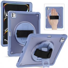 Kryt iPad Pro 13 (2025) Stojan A Otočný Popruh Na Ruku