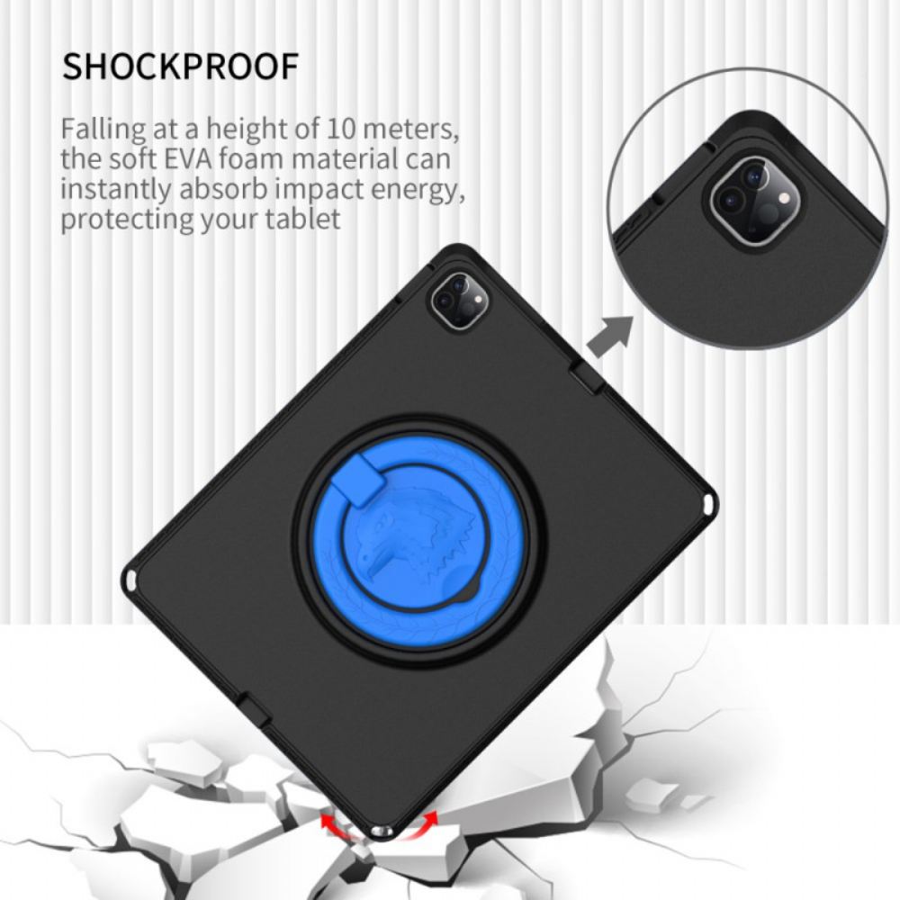 Kryt Na iPad Pro 13 (2025) Eva S Ramenním Popruhem A Ochrannou Fólií