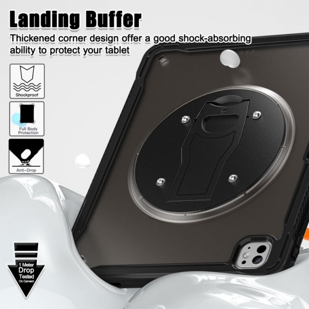 Kryt Na iPad Pro 13 (2025) Průsvitné Se Stojánkem