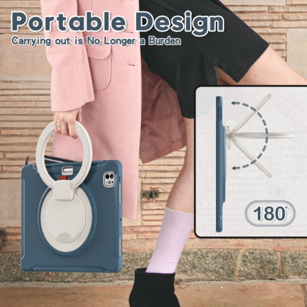 Kryt Na iPad Pro 13 (2025) Rukojeť A Držák Na Stylus