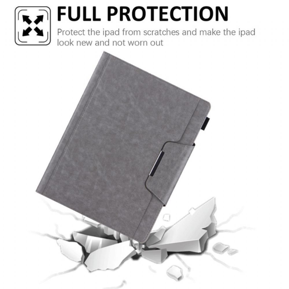 Peněženková Pouzdra iPad Pro 13 (2025) Kryty Na Mobil Funkce Stojánku A Automatické Probuzení/uspání