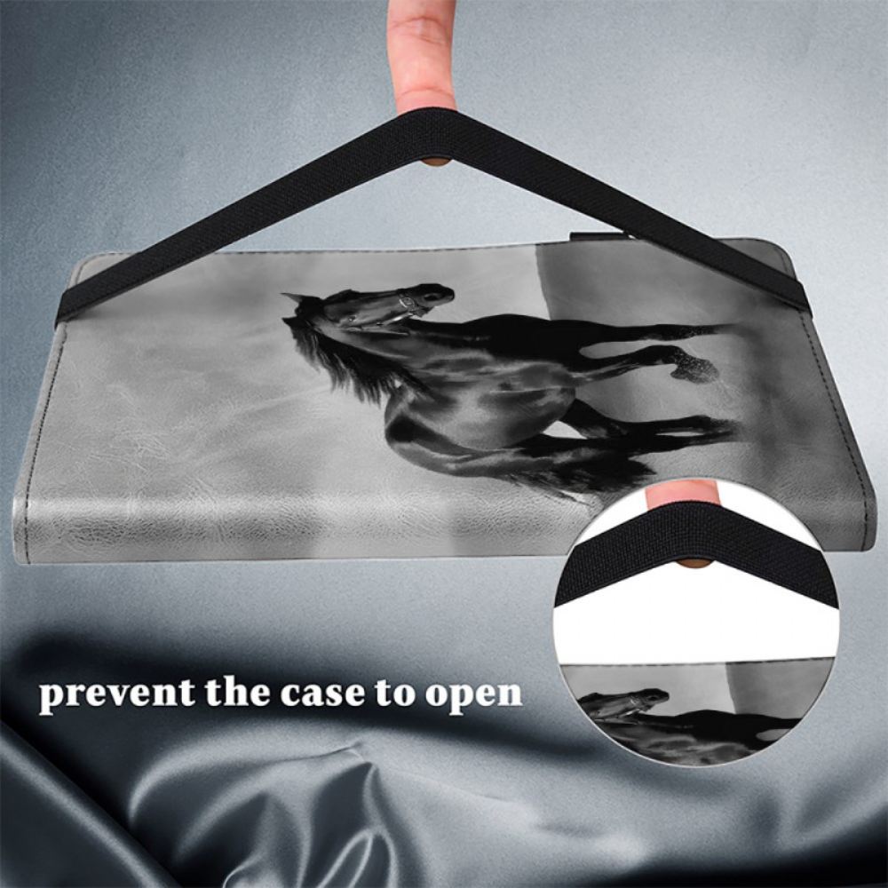 Pouzdra iPad Pro 13 (2025) Kryty Na Mobil Černý Kůň