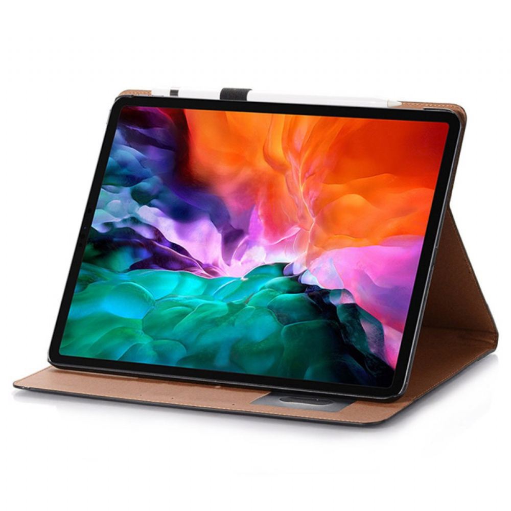 Pouzdro iPad Pro 13 (2025) Dvoubarevná Umělá Kůže