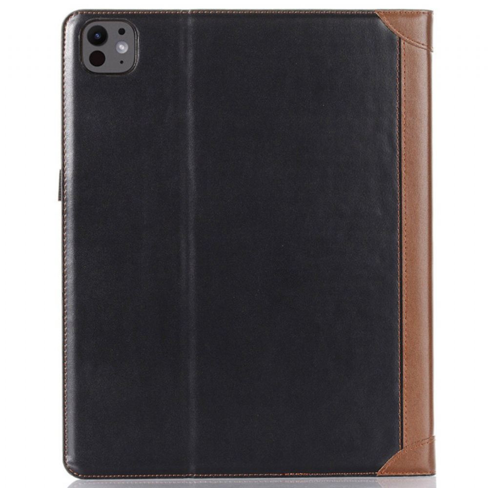 Pouzdro iPad Pro 13 (2025) Dvoubarevná Umělá Kůže
