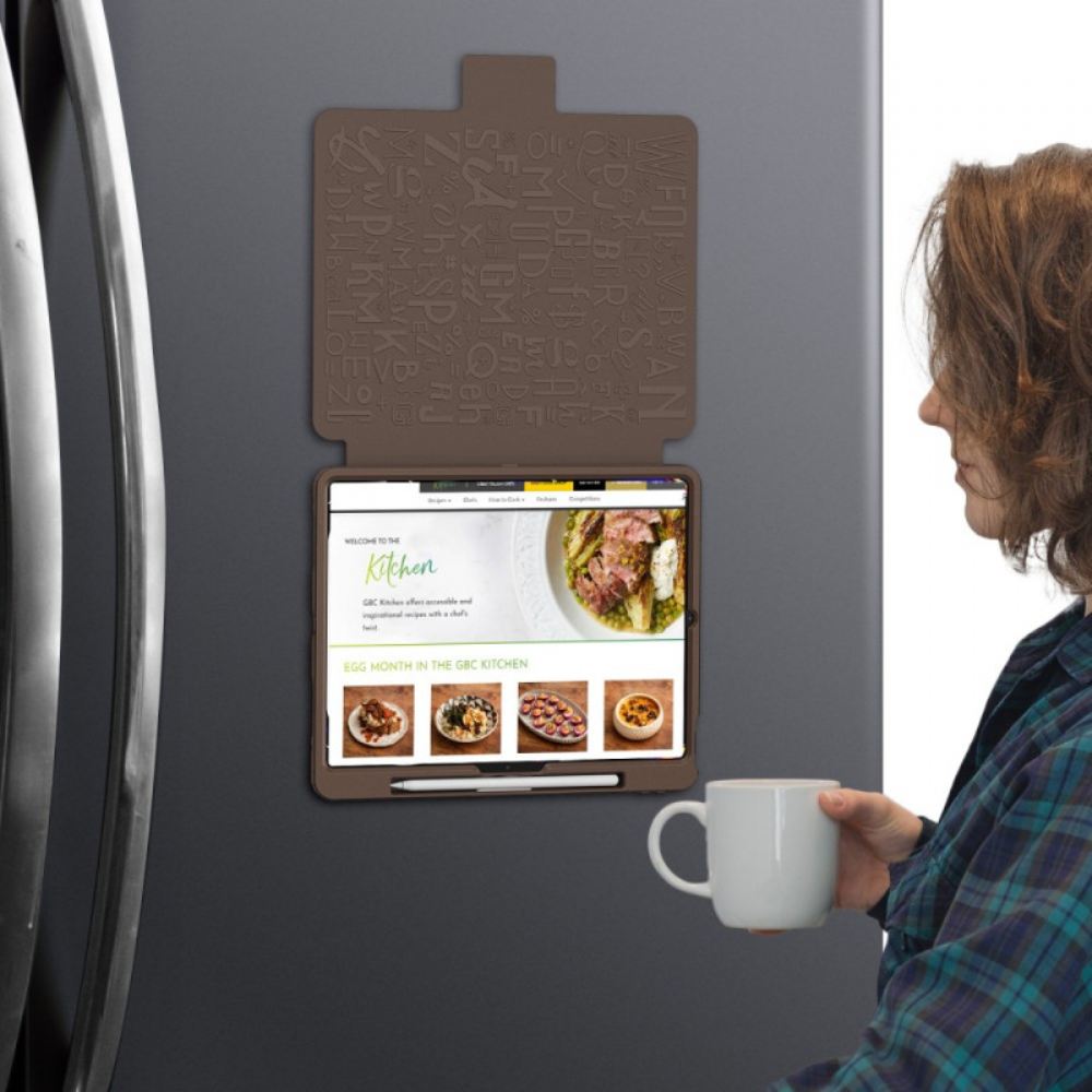 Pouzdro iPad Pro 13 (2025) Stojan Ve Tvaru U A Držák Na Karty