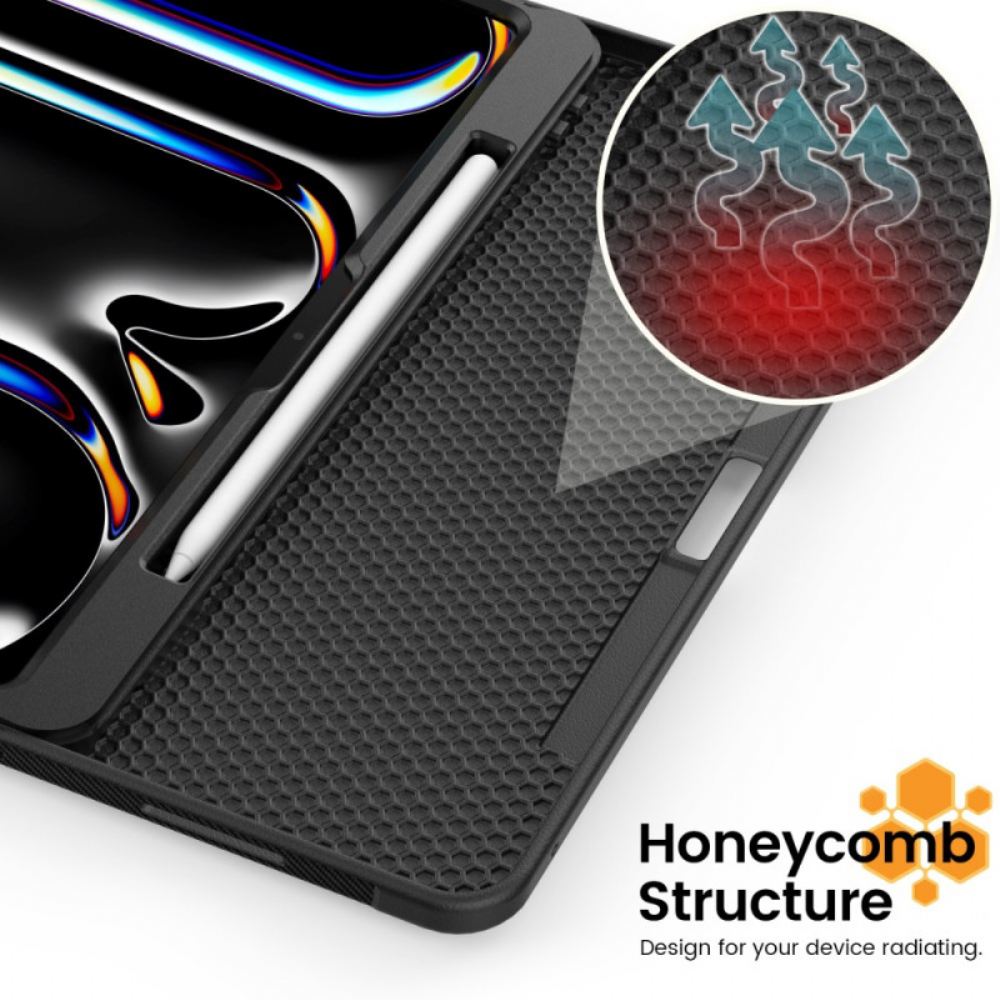 Pouzdro Na iPad Pro 13 (2025) Držák Na Karty A Magnetický Držák