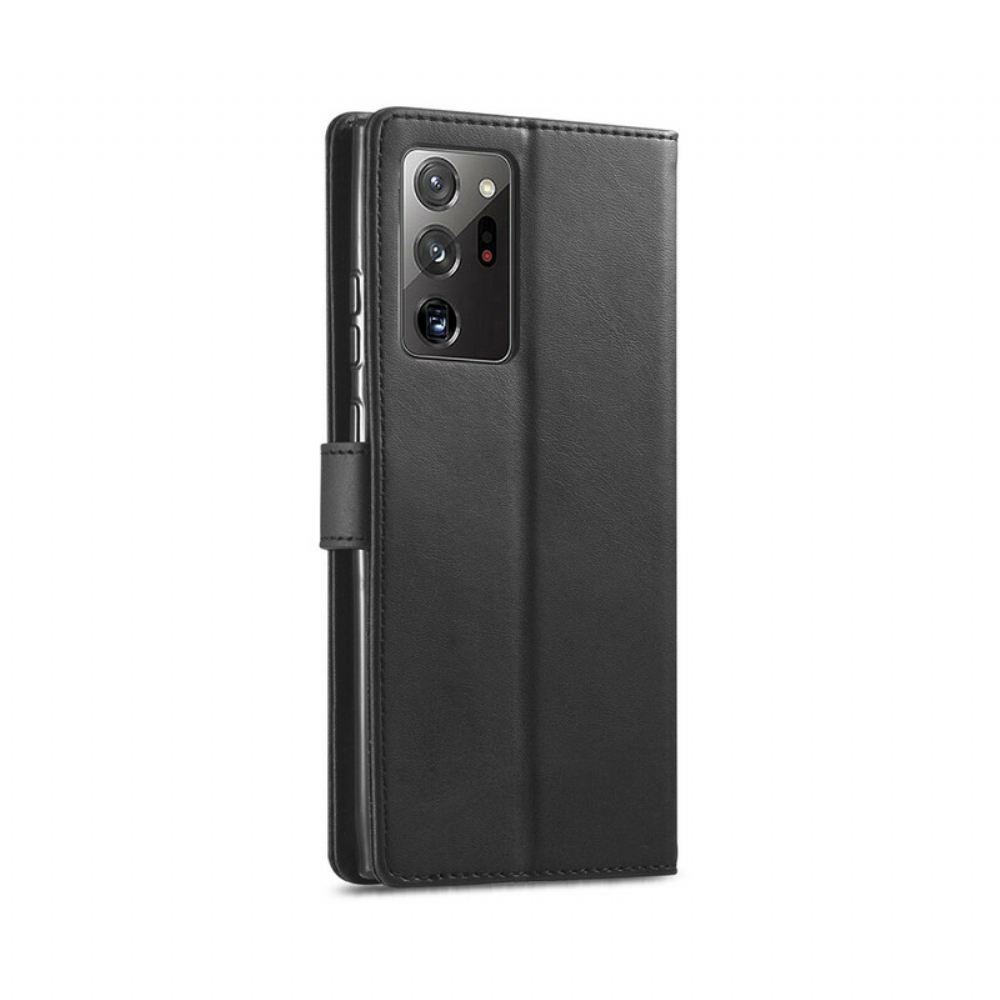Kožené Pouzdro Na Samsung Galaxy Note 20 Kožený Efekt Lc.imeeke