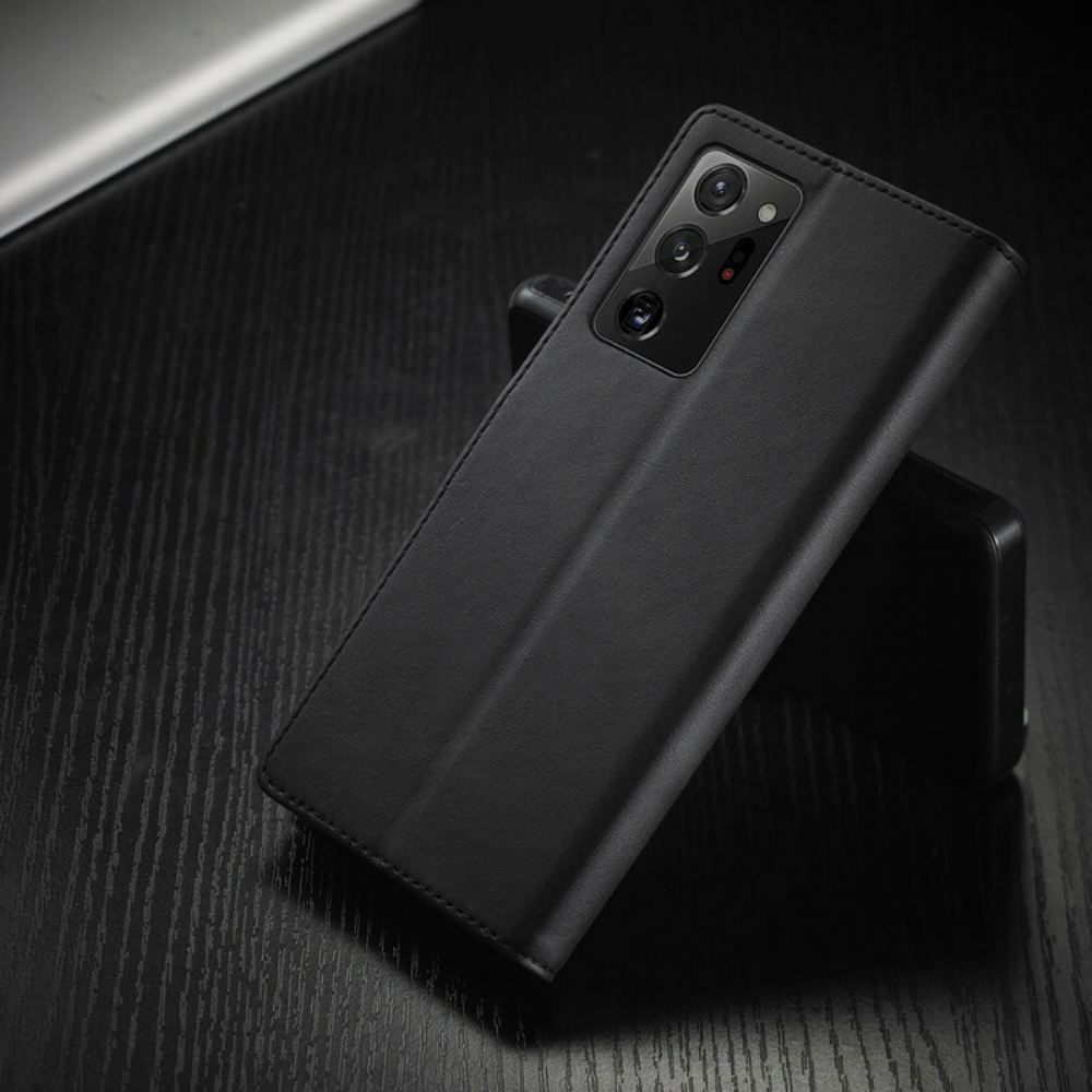 Kožené Pouzdro Na Samsung Galaxy Note 20 Kožený Efekt Lc.imeeke