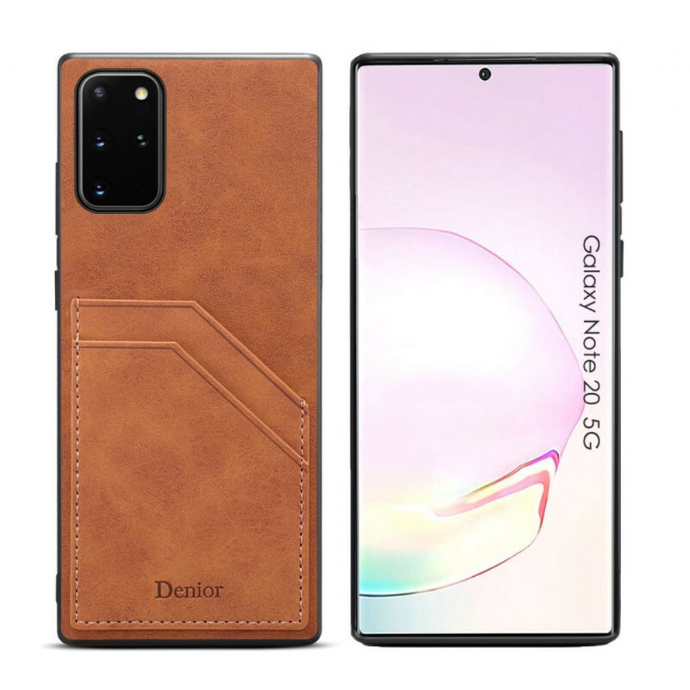 Kryt Na Samsung Galaxy Note 20 Držák Karty Denior S Dvojitým Slotem