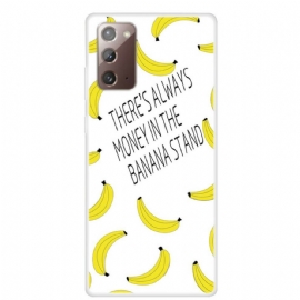 Kryt Na Samsung Galaxy Note 20 Transparentní Banánové Peníze