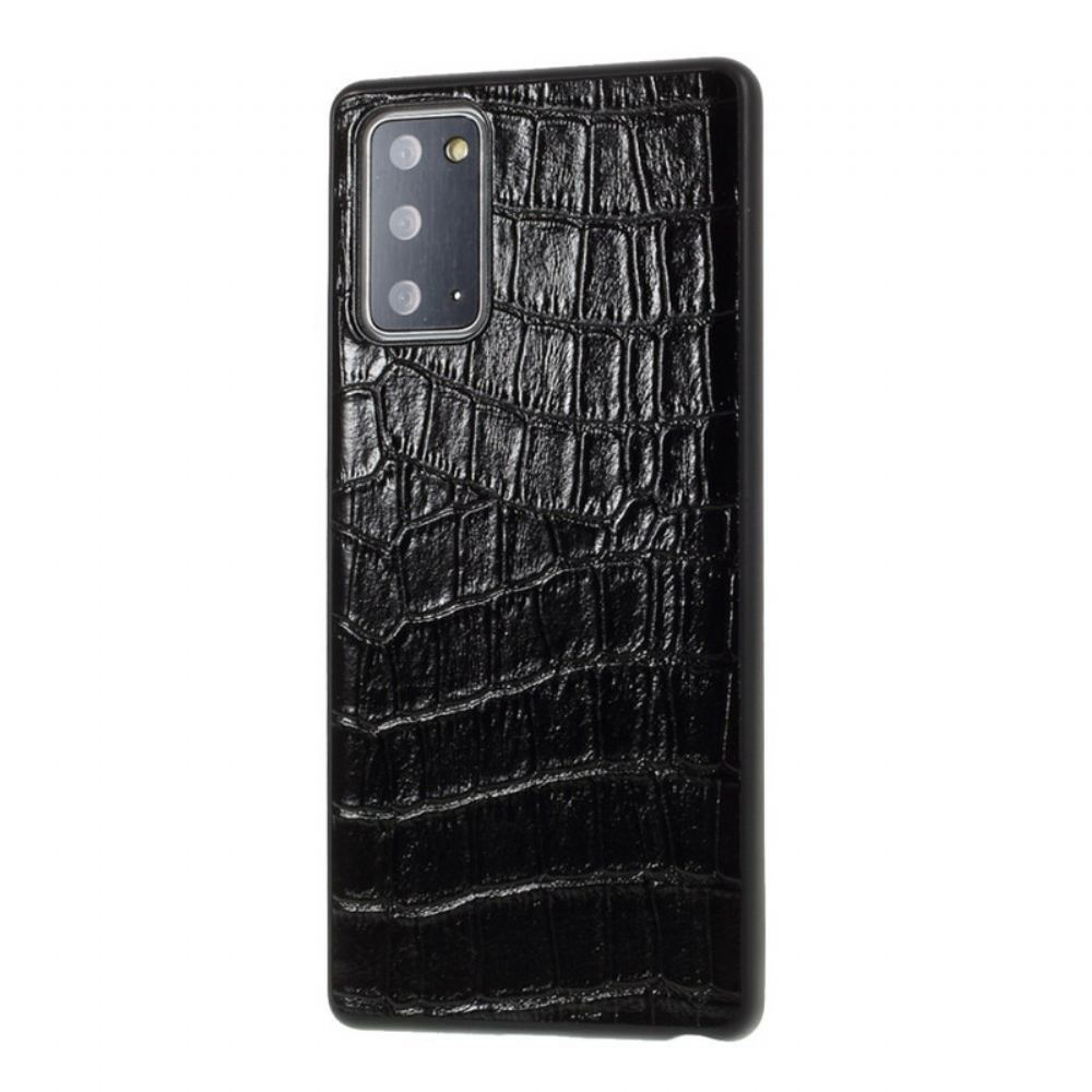 Kryty Na Mobil Na Samsung Galaxy Note 20 Pravá Krokodýlí Textura Kůže