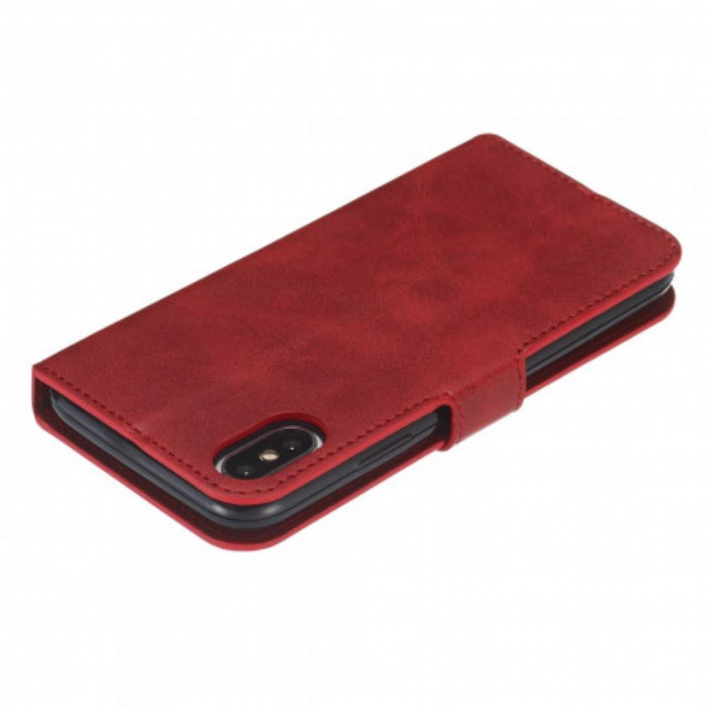 Flipové Pouzdro Na iPhone X / XS Jednobarevná