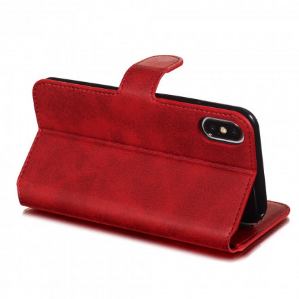 Flipové Pouzdro Na iPhone X / XS Jednobarevná
