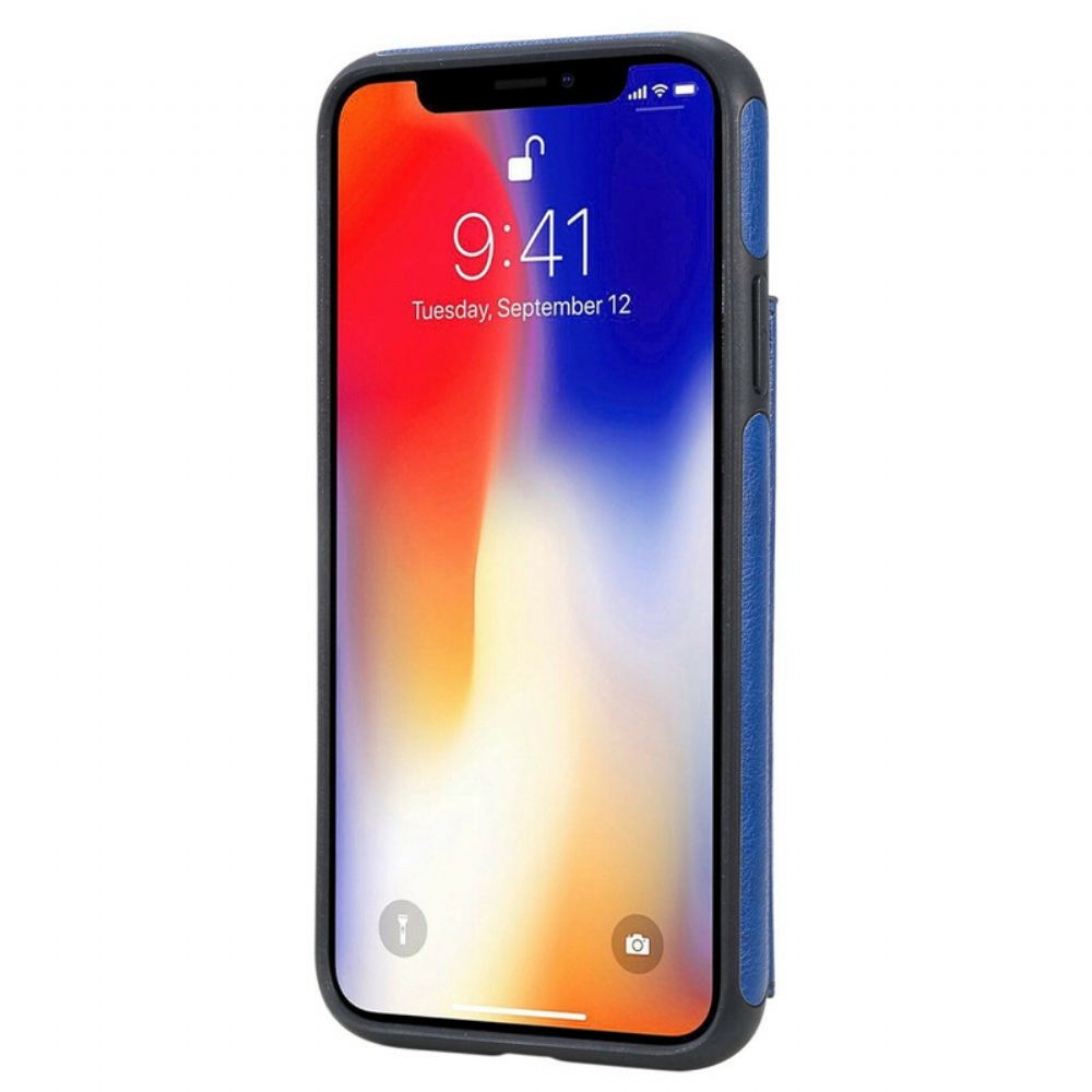 Kryt Na iPhone X / XS Držák Karty Podpory Tisku Cat