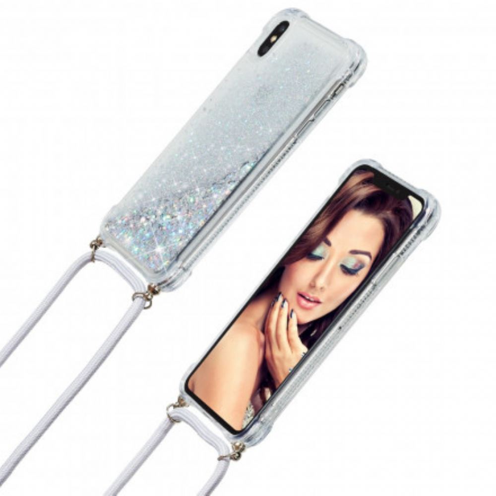 Kryt Na iPhone X / XS Flitry A Šňůra