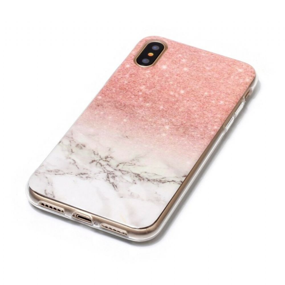 Kryt Na iPhone X / XS Mramorový Efekt