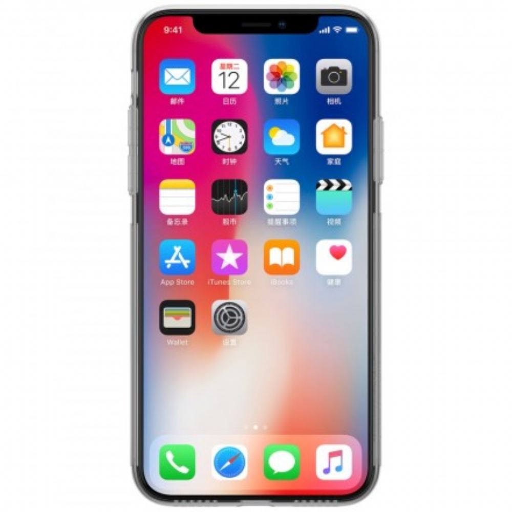 Kryt Na iPhone X / XS Průhledný Nillkin