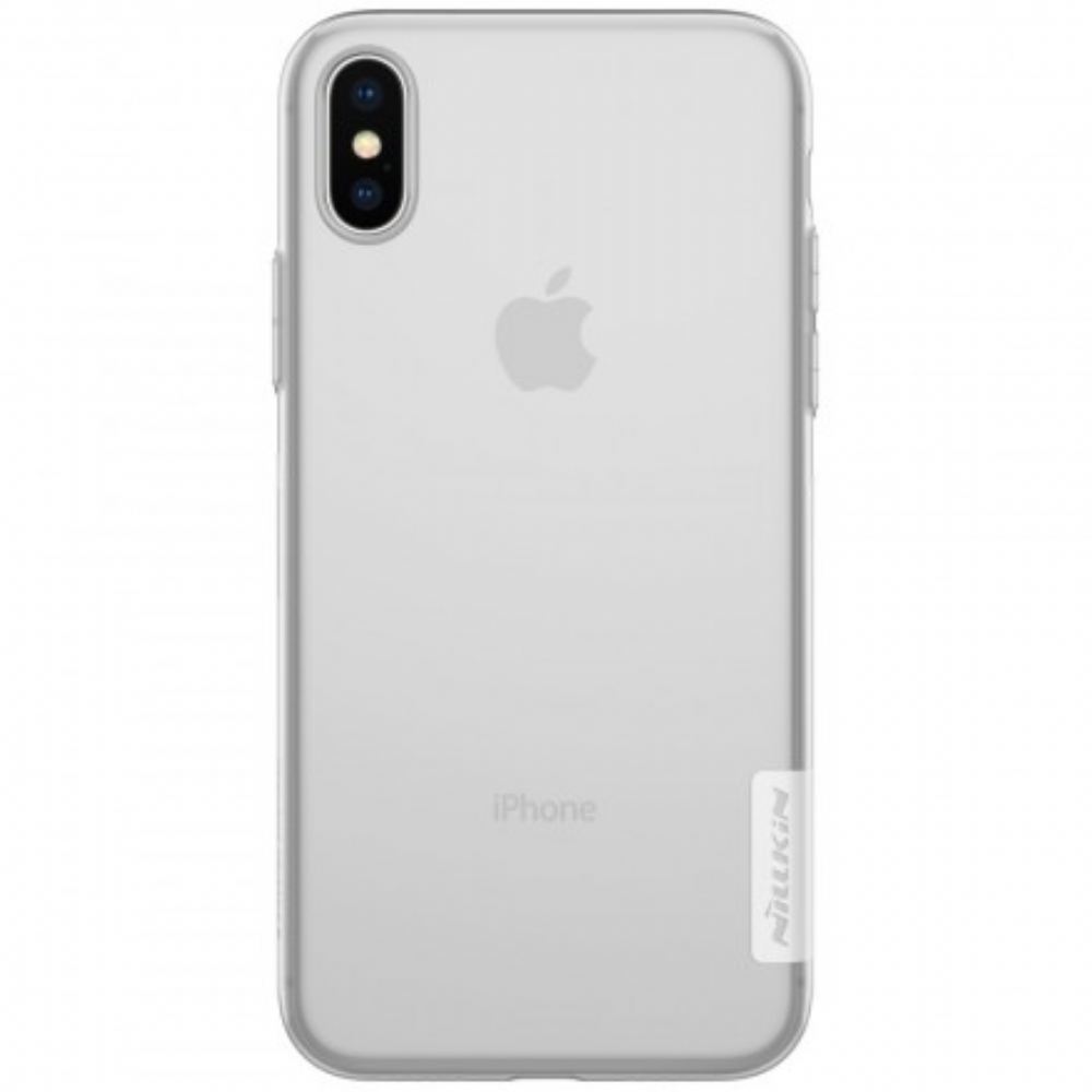 Kryt Na iPhone X / XS Průhledný Nillkin