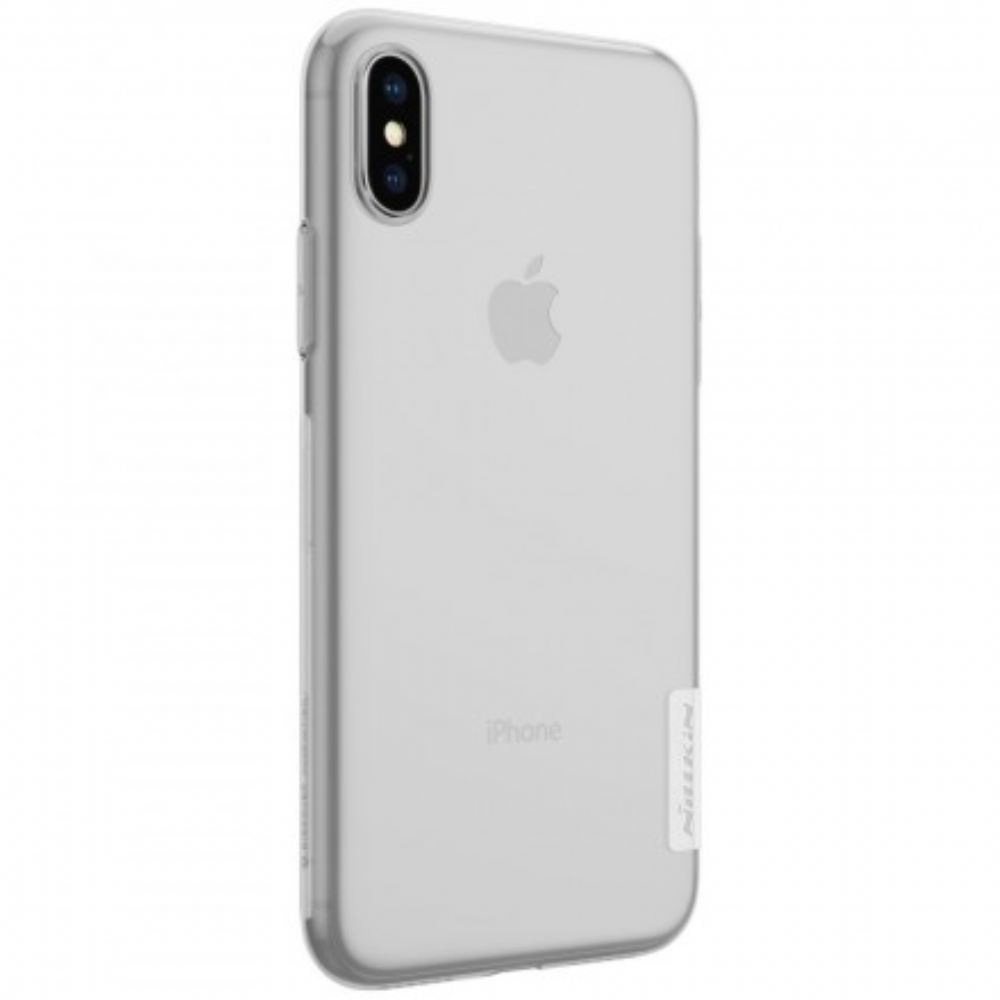 Kryt Na iPhone X / XS Průhledný Nillkin