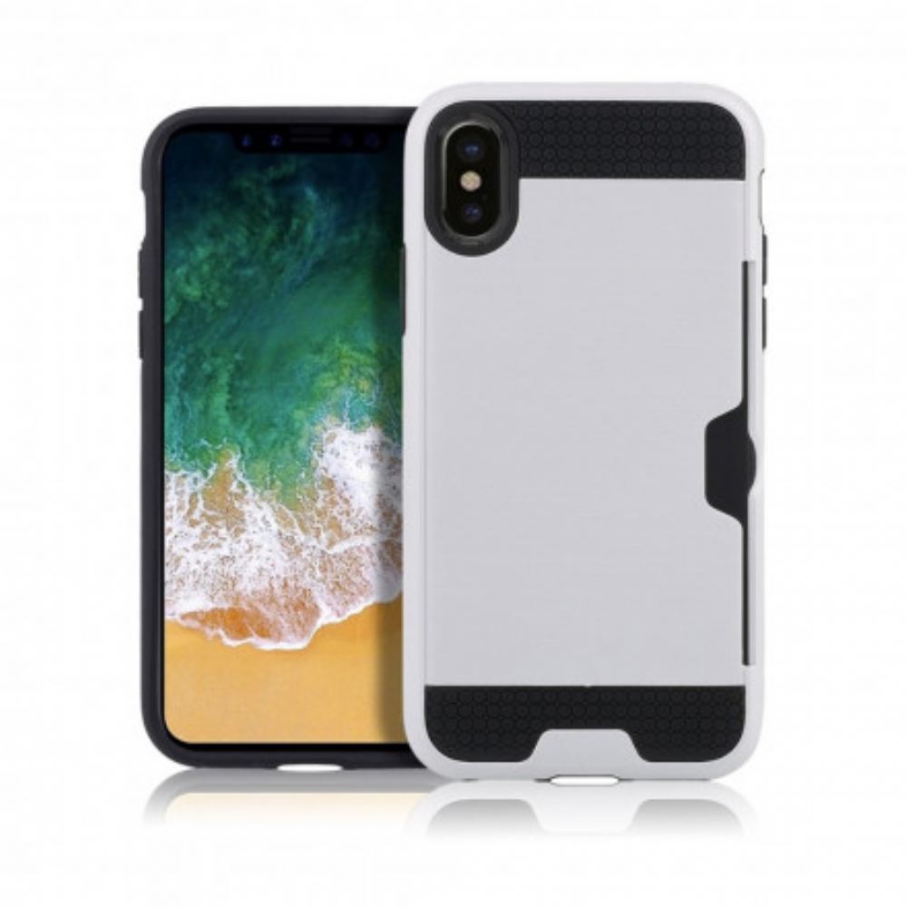 Kryty Na Mobil Na iPhone X / XS Pevný Držitel Karty