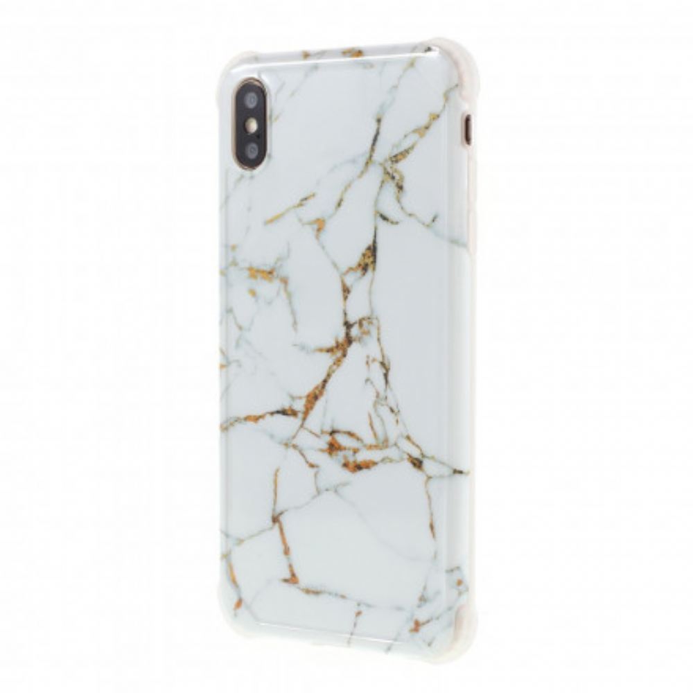 Kryty Na Mobil Na iPhone X / XS Vyztužené Rohy Ve Stylu Mramoru