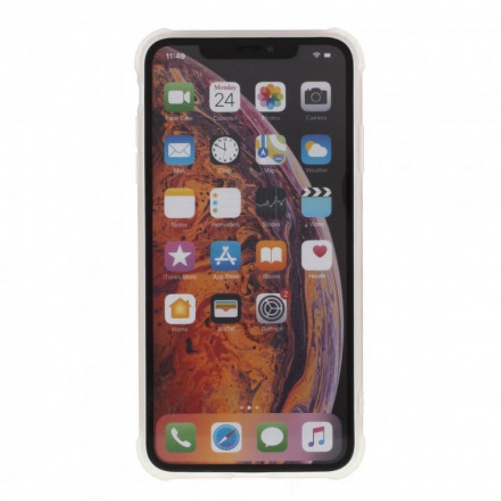 Kryty Na Mobil Na iPhone X / XS Vyztužené Rohy Ve Stylu Mramoru